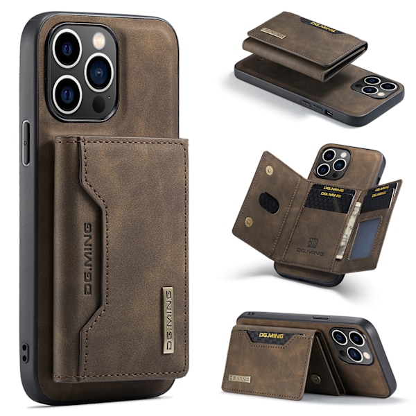 3-osainen magneettinen lompakkokotelosetti – korttilokero + nahkainen takakansi vihreä iphone xs max