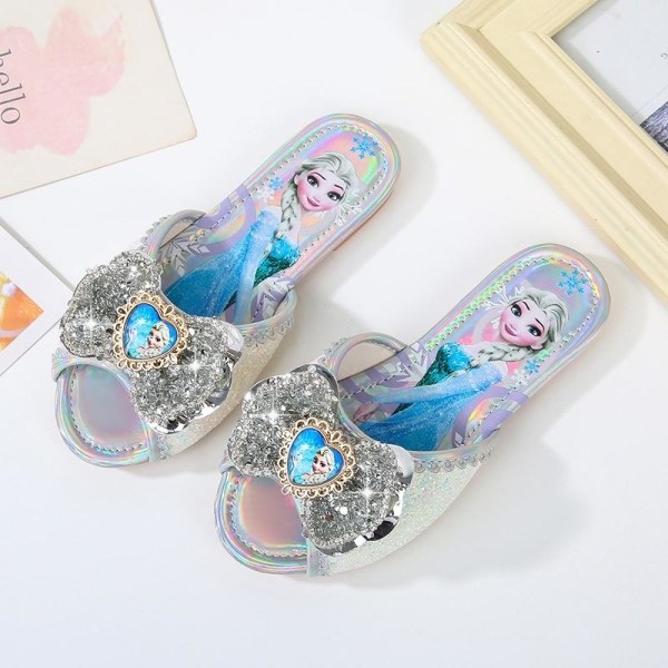 prinsesskor elsa skor barn festskor rosa 19cm / size29