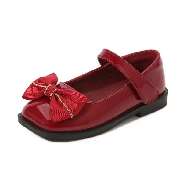 elsa prinsesse sko barn pige med pailletter rød 20,4 cm / størrelse 32