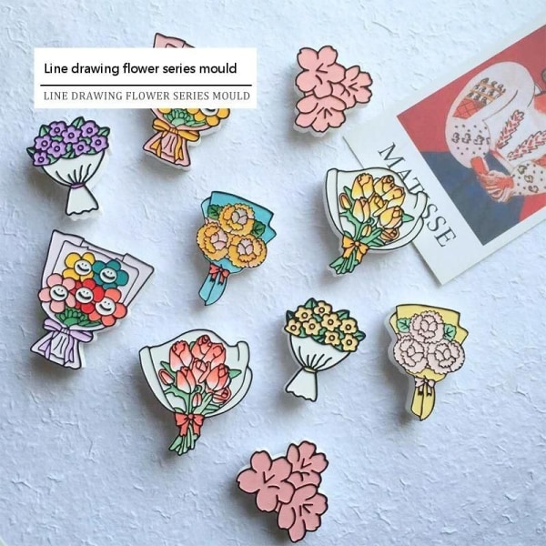 ljusformar ljus stearinljus DIY gjutformar i silikonform SG3306 Frangipani