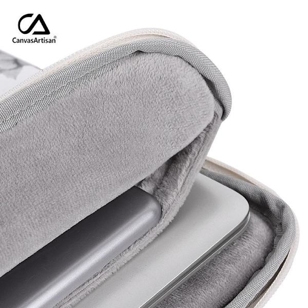 datorväska datorfodral / fodral till laptop bärbar dator vit 15 tum