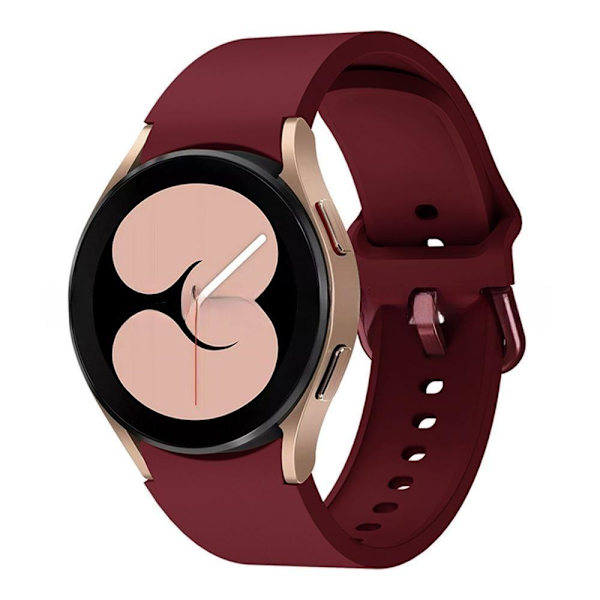 Armbånd i silikone til Samsung Galaxy Watch7/6/5/4 Galaxy Watch FE bordeaux