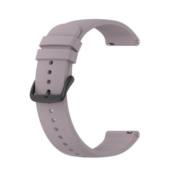 Silikonarmbånd for Samsung Galaxy watch7/FE/6/5 Huawei watch4 2 lilla 22 mm