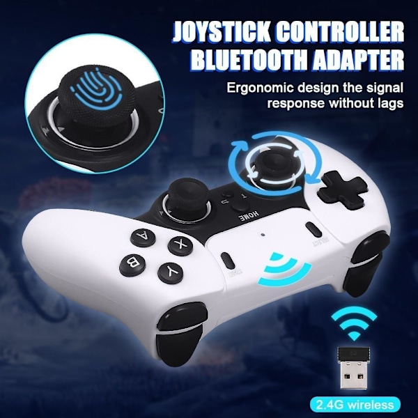 Retro spillkonsoll med trådløse joysticks: Dual Handle 2,4GHz Cont M8 Pro