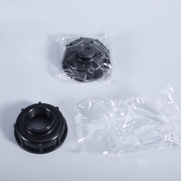 ibc tankadapter ibc koppling ibc anslutnings ibc tank adapter S60*6 till 1/2tum svart