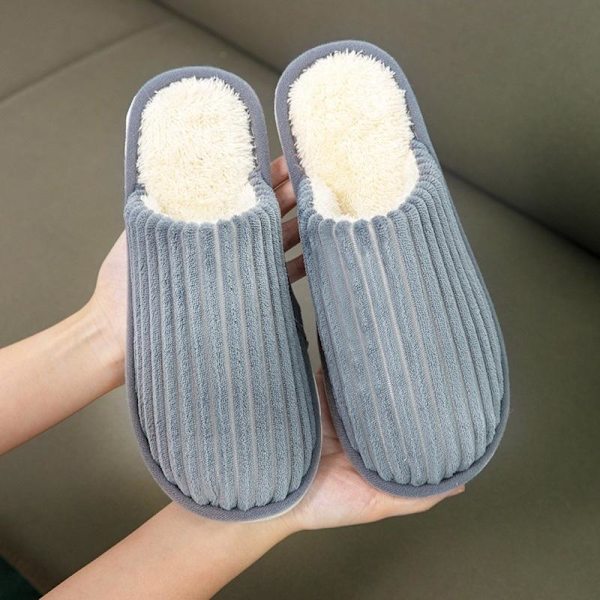 fluff tossut lämpimät tossut sisätossut mt04 grå 42-43 (indvendig 27 cm)