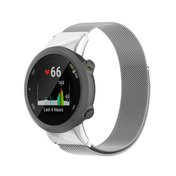 rannekoru teräs Garmin forerunner 45 / 45S / swim2 hopea