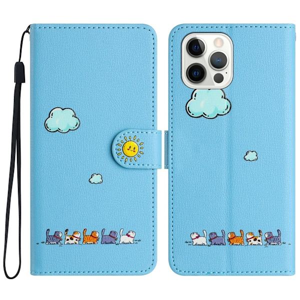 (Til iPhone 13mini / iPhone 12 mini 5.4) Holdbart telefoncover blå