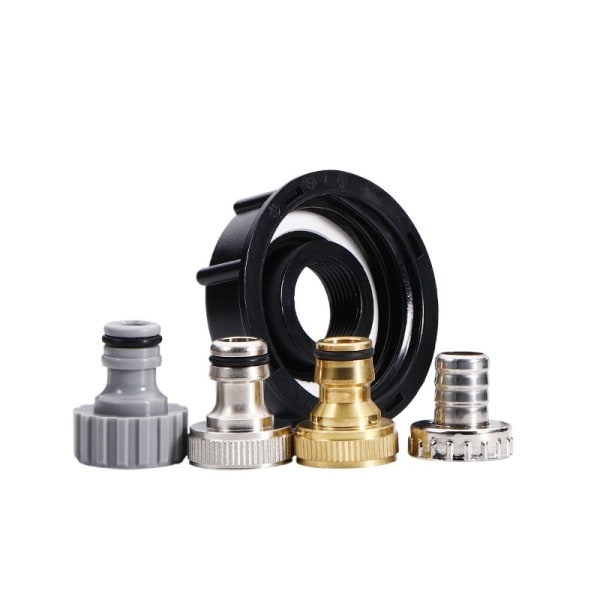 ibc tank adapter kran till ibc ibc tankadapter legering S60*6 till 1/2tum kran+plas