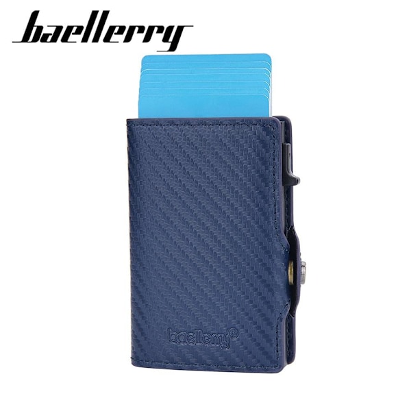 Baellerry Kulfiber RFID-blokerende Minimalistisk Herrepengepung me sort