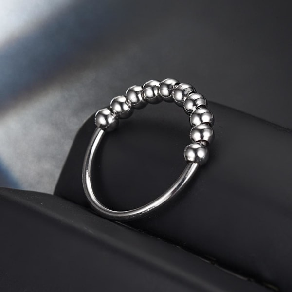 anti-angst spinner fidget roterende ring ringe størrelse 8/18,2 mm