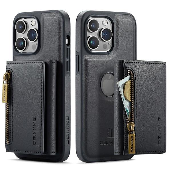 (Til iPhone 12 / iPhone 12 Pro) DG.MING M5 Series magnetisk pung sort