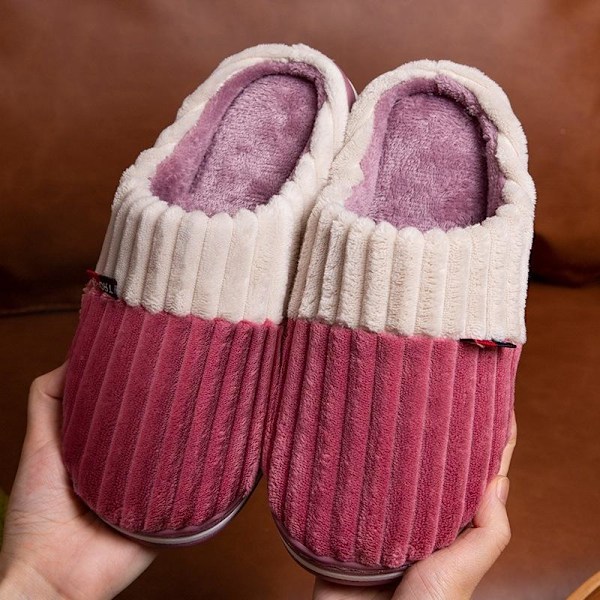 fluff tofflor varma tofflor innetofflor lila 36-37 (insida 24cm)