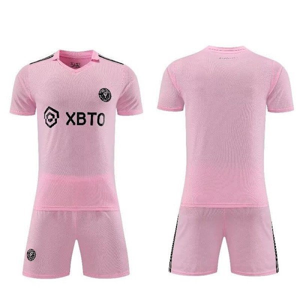 24 Miami Home Pink Youth &amp; Adult fotbollströja och shorts Se 100CM #16