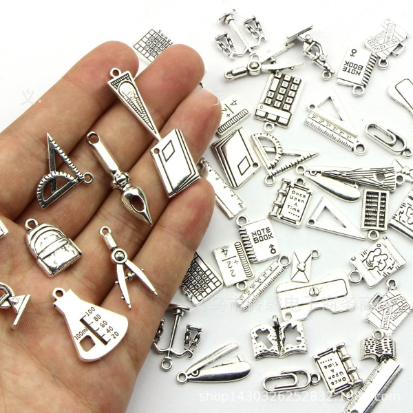 charms smykker øredobber DIY-pakke 56 stk som på bildet