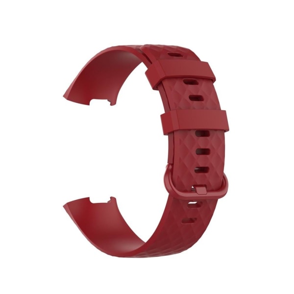 Fitbit Charge 3 rannekoru, pieni, punainen