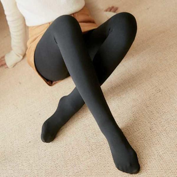 Talvisukkahousut leggingsit korkeavyötäröllä joustavat housut 80g tyyli 1 yksi koko (40-70kg)