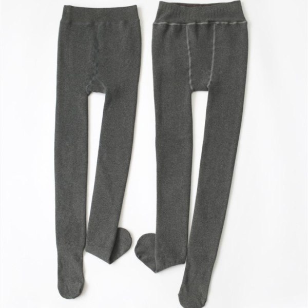 Fleecevuoratut leggingsit naisten legginssit lämmin scrunch joogalegg tummanharmaa leggingsit ilman sukkia