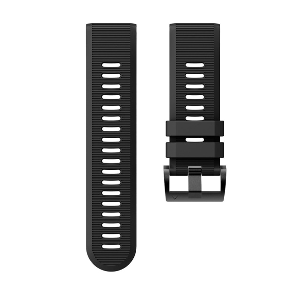 rannekoru silikoni Garmin Fenix ​​5x/6x/7x 26mm musta