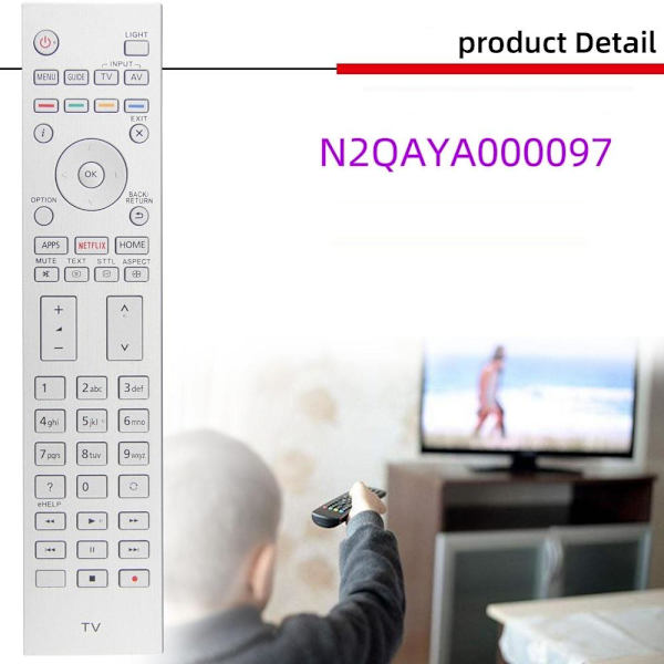 fjernkontroll erstatning fjernkontroll for Panasonic N2QAYA000097 N2QAY n2qaya000153
