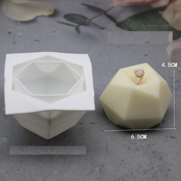 ljusform ljusformar DIY silikonform stearinljus 3D Rubiks kub