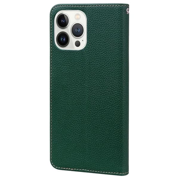 (För Samsung S23) PU-läder plånboksfodral med kortfack, magnetis grå