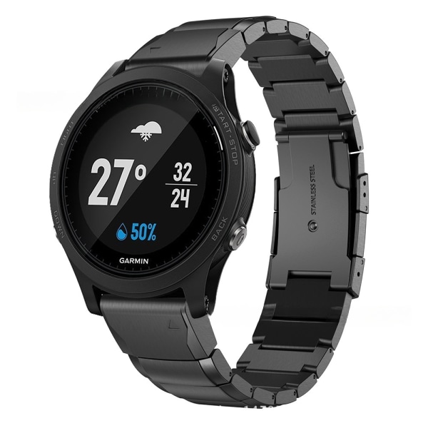 armband stål Garmin fenix 7/6/5/935/945 22mm silver