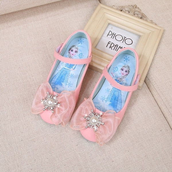 prinsessakengät elsa kengät lasten juhlakengät pinkki 18,5 cm / koko 30