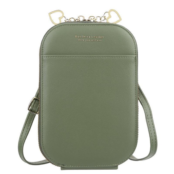 Baellerry Kvinnor Crossbody Väska mode läder telefonväska Damer Brun 21cm*13cm*2.5cm