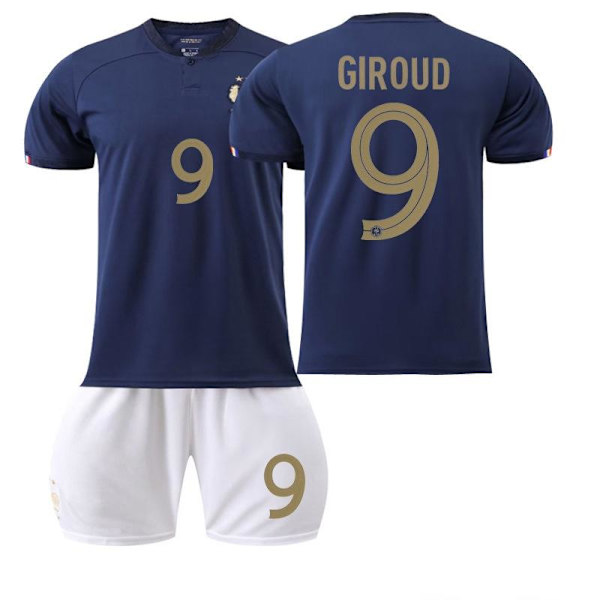 jalkapallo jersey jalkapallo vaatteet jersey ranska griezmann giroud mb #9 #M