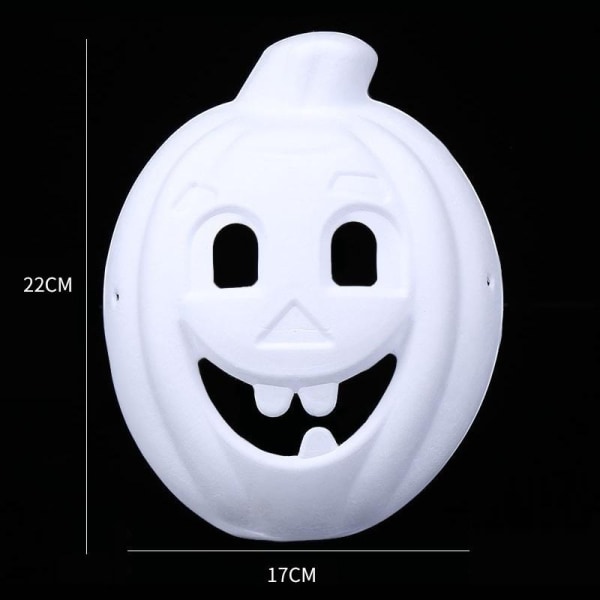 Mask diy måla ansiktsmask djurmask face masker maskerad för hall Pumpa