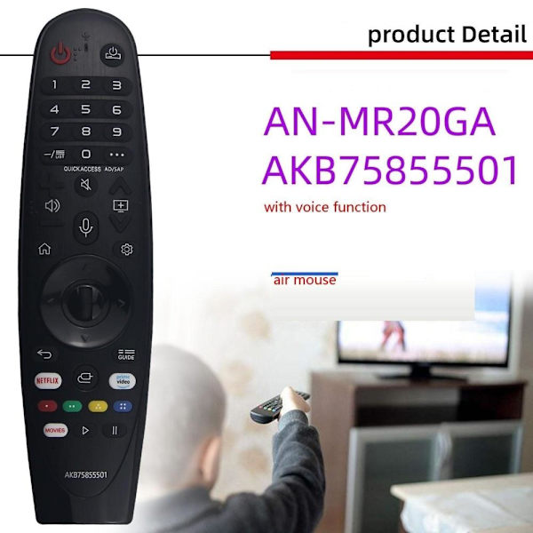 fjärrkontroll ersättning remote för LG AN-MR18BA MR650A MR19BA M AN-MR650A