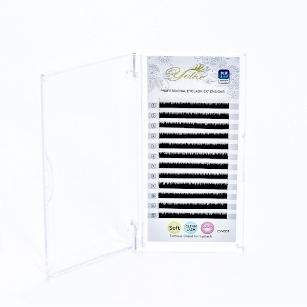 Eleganta Yelix Premium Fransar/fransförlängning/lashes Pack 0.12B- mix pack