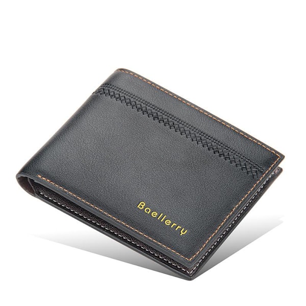 Baellerry Herre Bifold tegnebog visitkortholder læderetui brun 12 cm * 10 cm * 2 cm