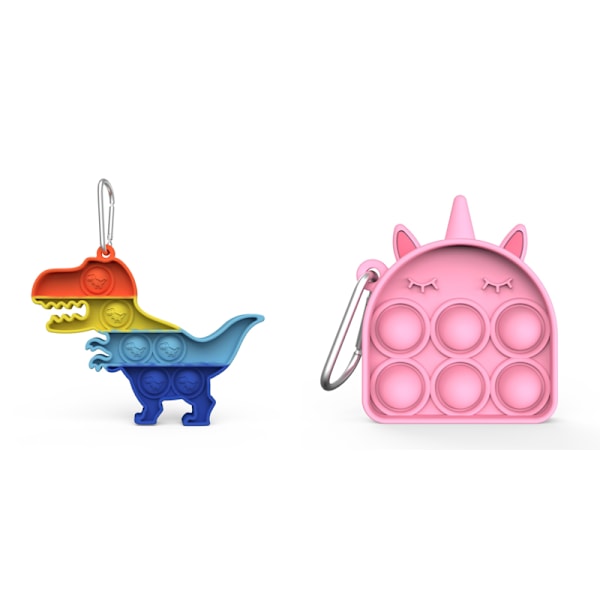 mini pop it fidget toys leksak sensory 2 st