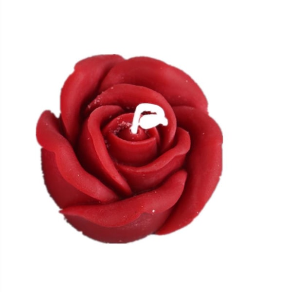 lysform lysforme DIY silikoneform lys 3D rose