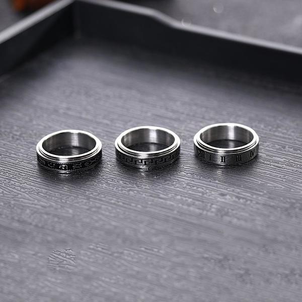 anti-stress fidget-spinnerin pyörivät rengasrenkaat Størrelse 8 / 18,2 mm