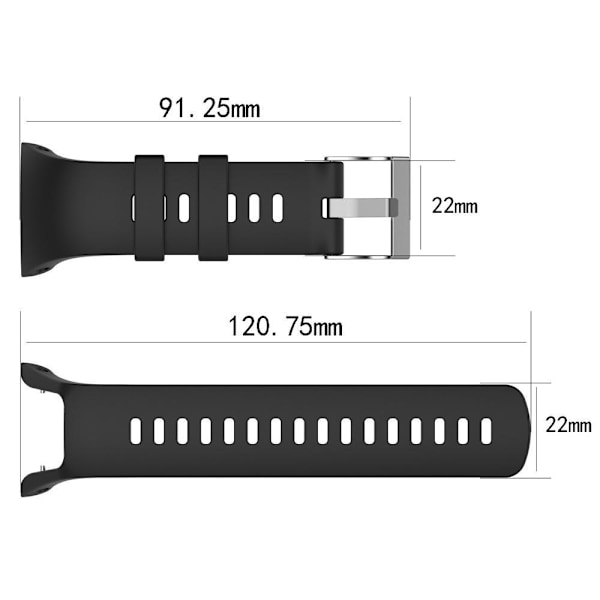 Suunto Spartan Trainer Wrist HR silikonearmbånd sort