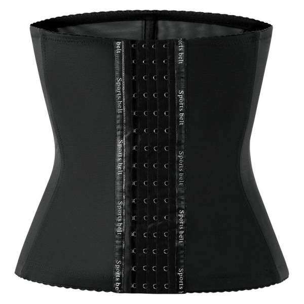 waisttrainer träningskorsett korsetter svart XXXL