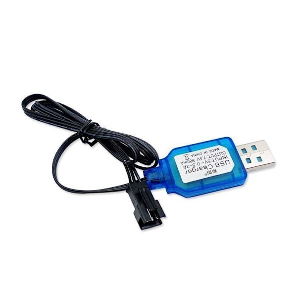 USB-laderkabel batterilader 7.4V SM-3P 800mA 7,4V SM-3P