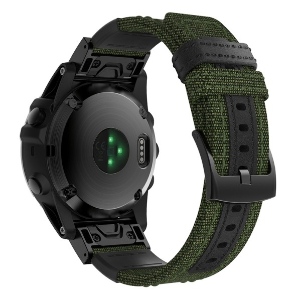 armbåndsstoff Garmin Fenix ​​7x Fenix ​​6x/5x 26mm svart