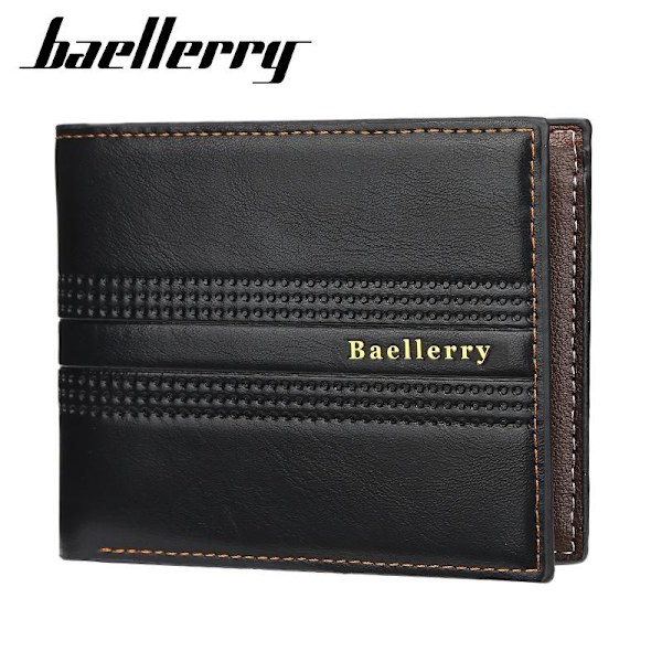 Baellerry mænd kort pung business design mode læder kortholder s lysebrun 12 cm * 10 cm * 2 cm