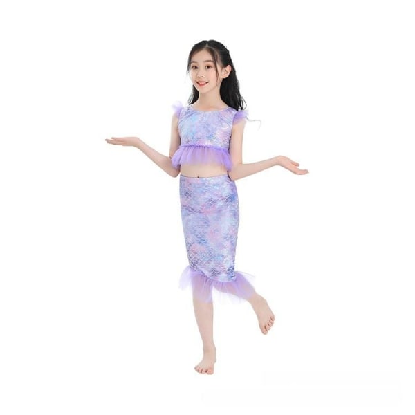 merenneito uimapuku bikinit merenneito tail girl pinkki 150
