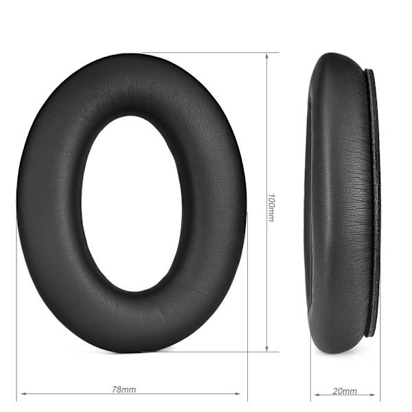 öronkuddar hörlurskuddar kuddar för BOSE QC45 QC35 QuietComfort mörkgrå