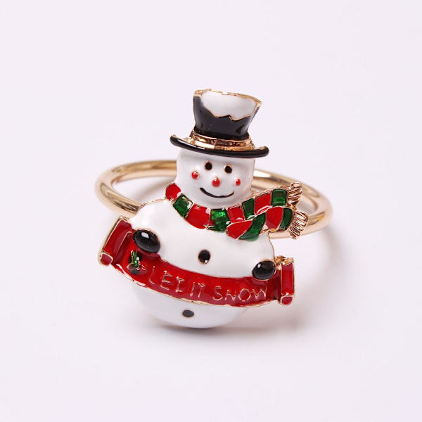 Servietringe Juleferie Thanksgiving Julepynt Julepynt ca 6 stk / snemand 1