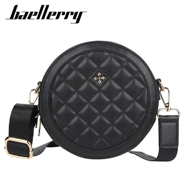 Baellerry Pu Läder Dam Axelremsväskor Casual Round Crossbody Clu Grön