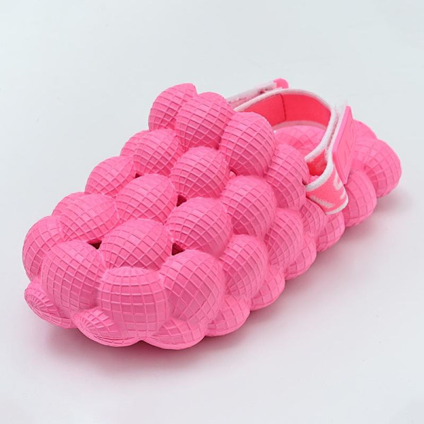 mjuka tofflor slider sandaler skor foppatofflor barntofflor fopp röd 27/28
