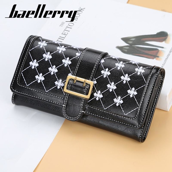 Baellerry Pin Buckle Clutch Bag Dam Mode Handväskor Dam Telefonv Grå färg 19cm*10cm*3cm