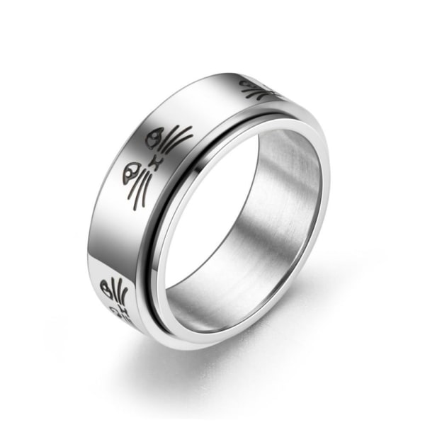 anti ångest spinner fidget roterande ring ringar Size6/16.4mm