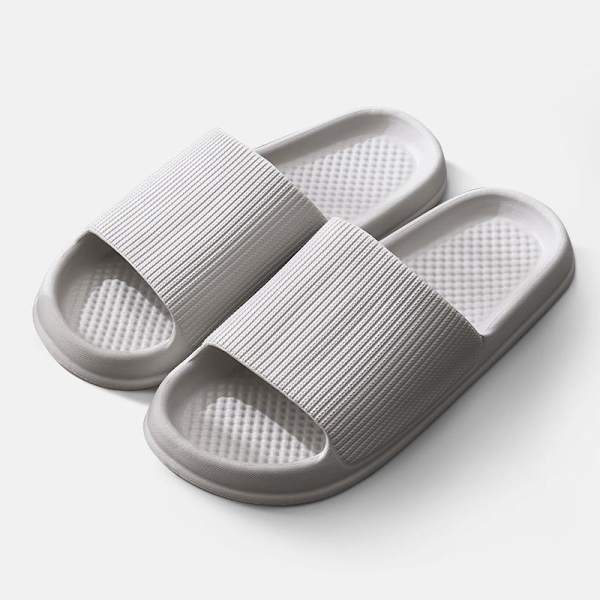 mjuka tofflor slider sandaler skor herr dam massagetofflor gul 38/39